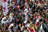 Desde CDMX, López Obrador encabeza marcha por cuatro años de gobierno 