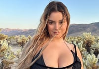 Demi Rose reta a la censura de Instagram con traje transparente