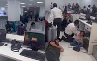 VIDEO: Reportan balacera en la Terminal 1 del AICM 