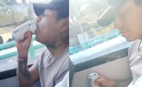 Exhiben a sujeto tocándose en el transporte público