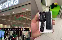 Joven exhibe cámara oculta en probadores de tienda de ropa
