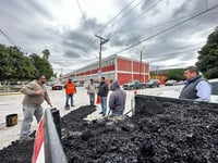 Avanza programa de bacheo en San Pedro