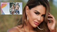 Captan a Ninel Conde con su nuevo esposo colombiano 17 años menor que ella