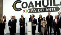 Manolo Jiménez, nuevo gobernador de Coahuila, presenta a su gabinete; estos son los nombres y puestos