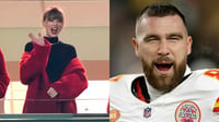 Aseguran que Travis Kelce juega mejor cuando Taylor Swift está en las gradas