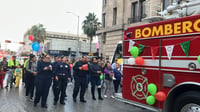 Bomberos de Torreón participan en peregrinación guadalupana