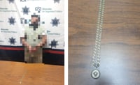 Ladrón golpea y despoja a hombre de cadena de oro con valor de 74 mil pesos