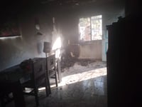 Incienso causa el incendio en vivienda del fraccionamiento El Huizache de Lerdo