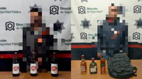 Hombres son detenidos en Torreón por robar bebidas embriagantes