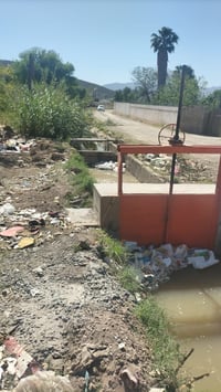Canal de riego de Gómez Palacio. 