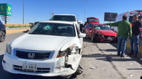 Accidente de cuatro vehículos provoca cuantiosos daños en Torreón