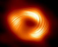 Una nueva imagen del agujero negro de la Vía Láctea desvela potentes campos magnéticos