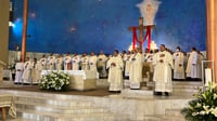 Celebran la misa Crismal en Torreón; sacerdotes renuevan sus promesas