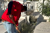 Retomarán trabajos de limpieza en el cementerio de San Pedro para recibir a visitantes por el Día de la Madre
