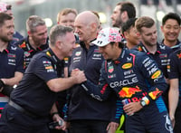 Pérez (Red Bull), segundo en el Mundial de Fórmula Uno, que acabó segundo el Gran Premio de Japón, el cuarto del año. (EFE)