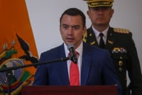 El presidente de Ecuador, Daniel Noboa. (ARCHIVO)