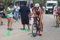La campeona nacional de Acuatlón en el 2023, Natalia Medellín, hizo su debut en el Triatlón, en donde logró clasificarse dentro de su categoría, para la etapa nacional que se desarrollará en Ciudad del Carmen, Campeche (IED)