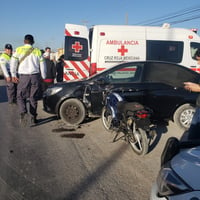 Joven de 19 años resulta lesionada en accidente de motocicleta en Gómez Palacio