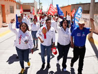 Cristian Mijares recorre municipios de la zona norte del estado de Durango