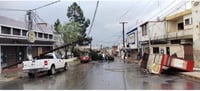 Caos en Saltillo por lluvia, granizo y fuertes vientos
