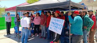Empleos Bloquean carretera para exigir el pago de utilidades trabajadores de la Mina El Roble