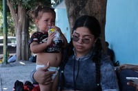 Elizbhet vivirá un Día del Niño diferente, al encontrarse lejos de dos de sus hijos que dejó en Venezuela.