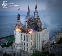 Rusia-Ucrania Rusia ataca el ‘castillo de Harry Potter’ de Odesa, Ucrania
