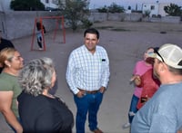 Supervisa alcalde obras en Villa León Guzmán
