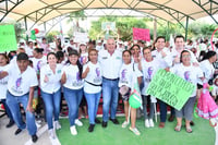 Román Cepeda arrancó actividades del segundo mes de campaña en busca de la reelección en la alcaldía.