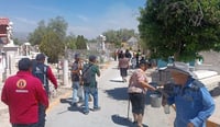 Más de 3 mil personas visitan el panteón municipal de Lerdo