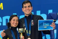 Duilio Carrillo y Catherine Oliver cierran con bronce en Copa del Mundo Sofía 2024
