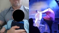 Padre golpea a comediante en el escenario por comentarios sexuales a su bebé  | VIDEO