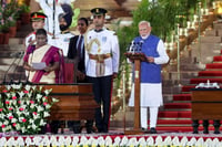 Narendra Modi jura como primer ministro de la India para un tercer mandato