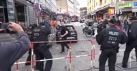 Policías abaten a hombre armado con bomba molotov en Alemania