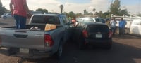 Conductor intenta tomar retorno en Gómez Palacio y provoca accidente