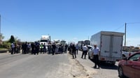 Bloquean carretera Torreón-San Pedro por aproximadamente 3 horas