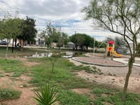 Revisan rehabilitación de parques hundidos por lluvias en Torreón