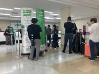 Hasta 180 pasajeros de Torreón a Ciudad de México se demoraron por falla de Microsoft