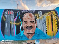 Artistas dedican murales en honor a talentos laguneros