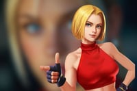 ¿Cómo se vería Blue Mary, de King of Fighters en vida real, según la IA?