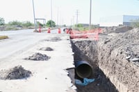 Continúan detenidas obras de Agua Saludable en Paseo de los Álamos