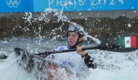 Sofía Reinoso progresa en la disciplina de kayak cross en los Juegos Olímpicos de París 2024