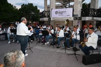 Banda Municipal lleva su música a la Plaza de Armas de Torreón