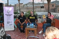 Carlos Velázquez y Daniel Herrera presentaron sus libros en festival Perímetro Origen