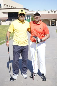 Golfistas en torneo