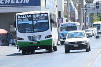 'En pausa', rutas de transporte público del sector norte de Torreón