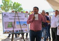 Supervisan obras de Movilidad y Polideportivo