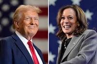 Kamala Harris y Donald Trump, a las urnas