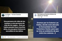 Lamentan vecinos hechos ocurridos en La Dalia; iglesia pide oración