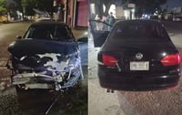 Camioneta destroza auto y se da a la fuga en Gómez Palacio